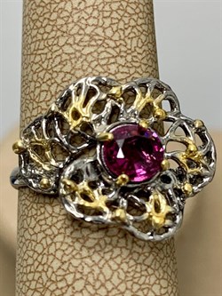 *Кольцо р.17,5 Гранат Родолит АРТ 5527-5 ВЕС 3,66 Г - фото 219167 *Кольцо р.17,5 Гранат Родолит АРТ 5527-5 ВЕС 3,66 Г - фото 219167