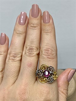 *Кольцо р.18,5 Гранат Родолит АРТ 5527-2 ВЕС 3,59 Г - фото 219179 *Кольцо р.18,5 Гранат Родолит АРТ 5527-2 ВЕС 3,59 Г - фото 219179