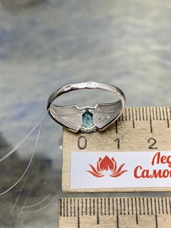 *Кольцо р.17,5 Голубой Топаз арт. К625-5843ТСФ-879 вес 1,82 г - фото 219333 *Кольцо р.17,5 Голубой Топаз арт. К625-5843ТСФ-879 вес 1,82 г - фото 219333