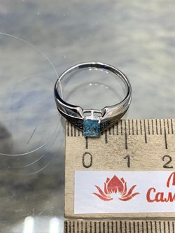 *Кольцо р.17,5 Голубой Топаз арт. К625-5843ТСФ-879 вес 1,82 г - фото 219334 *Кольцо р.17,5 Голубой Топаз арт. К625-5843ТСФ-879 вес 1,82 г - фото 219334