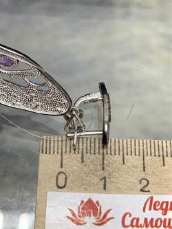 *Серьги Трансформеры Аметист арт. С625-5978Ам-531 вес 8,22 г - фото 219469 *Серьги Трансформеры Аметист арт. С625-5978Ам-531 вес 8,22 г - фото 219469