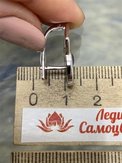 *Серьги Аметист арт. С625-6059Ам-625 вес 4,03 г - фото 219486 *Серьги Аметист арт. С625-6059Ам-625 вес 4,03 г - фото 219486