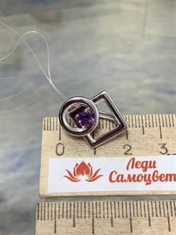 *Серьги Аметист арт. С625-6059Ам-625 вес 4,03 г - фото 219488 *Серьги Аметист арт. С625-6059Ам-625 вес 4,03 г - фото 219488