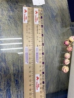*Браслет р.20 Бесконечность Аметист арт. Бр620-003-20Ам-329 вес 5,18 г - фото 219509 *Браслет р.20 Бесконечность Аметист арт. Бр620-003-20Ам-329 вес 5,18 г - фото 219509