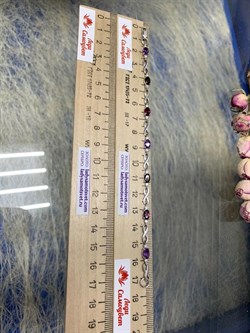 *Браслет р.17 Бесконечность Микс Аметист Родолит Дымчатый Кварц арт. Бр620-003-17М14-282 вес 4,79 г - фото 219518 *Браслет р.17 Бесконечность Микс Аметист Родолит Дымчатый Кварц арт. Бр620-003-17М14-282 вес 4,79 г - фото 219518