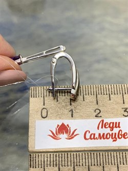 *Серьги Аметист арт. С625-5843АмФ-468 вес 4,02 г - фото 219562 *Серьги Аметист арт. С625-5843АмФ-468 вес 4,02 г - фото 219562