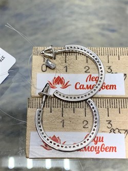 *Серьги Пуссеты Дымчатый Кварц Эмаль арт. С6215-5965ТР-147 вес 4,94 г - фото 219660 *Серьги Пуссеты Дымчатый Кварц Эмаль арт. С6215-5965ТР-147 вес 4,94 г - фото 219660