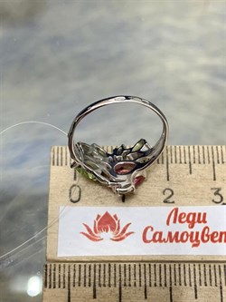 *Кольцо р.17,5 Хризолит Микс арт. К620-3468М10-319 вес 2,26 г - фото 219767 *Кольцо р.17,5 Хризолит Микс арт. К620-3468М10-319 вес 2,26 г - фото 219767