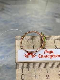 *Кольцо р.18,5 Хризолит арт. К629-3527М3-651 вес 1,71 г - фото 219787 *Кольцо р.18,5 Хризолит арт. К629-3527М3-651 вес 1,71 г - фото 219787