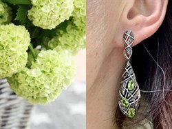 *Серьги Трансформеры Хризолит арт. С625-5977Хр-325 вес 8,85 г - фото 219806 *Серьги Трансформеры Хризолит арт. С625-5977Хр-325 вес 8,85 г - фото 219806