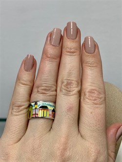 *Кольцо р.17 Эмаль арт. К6110-3332-718-718 вес 7,32 г - фото 219917