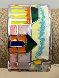 *Кольцо р.17 Эмаль арт. К6110-3332-718-718 вес 7,32 г - фото 219924