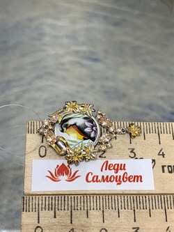 *Подвеска Финифть Эмаль арт. П6312-5394Фш-026 вес 4,66 г - фото 219927 *Подвеска Финифть Эмаль арт. П6312-5394Фш-026 вес 4,66 г - фото 219927