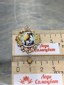 *Подвеска Финифть Эмаль арт. П6312-5394Фш-026 вес 4,66 г - фото 219928 *Подвеска Финифть Эмаль арт. П6312-5394Фш-026 вес 4,66 г - фото 219928