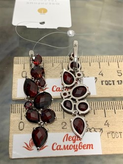 *Серьги Гранат арт. С620-1777Гр вес 10,04 г - фото 220042 *Серьги Гранат арт. С620-1777Гр вес 10,04 г - фото 220042