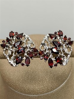*Серьги Гранат арт. С620-3525Гр-437 вес 5,17 г - фото 220062 *Серьги Гранат арт. С620-3525Гр-437 вес 5,17 г - фото 220062