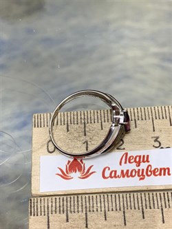 *Кольцо р.18,5 Родолит арт. К625-5843РдФ-763 вес 2,06 г - фото 220181 *Кольцо р.18,5 Родолит арт. К625-5843РдФ-763 вес 2,06 г - фото 220181