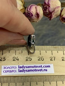 *Подвеска Сердце Турмалин иск арт. П630-815СТрм-155 вес 1,31 г - фото 220213 *Подвеска Сердце Турмалин иск арт. П630-815СТрм-155 вес 1,31 г - фото 220213