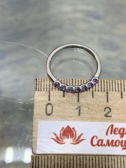 *Кольцо р.16,5 Танзанит арт. 01-10-0003/7(с)-107 вес 1,71 г - фото 220435 *Кольцо р.16,5 Танзанит арт. 01-10-0003/7(с)-107 вес 1,71 г - фото 220435
