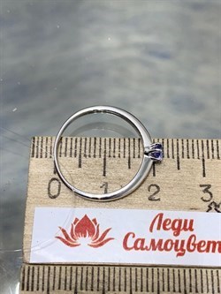 *Кольцо р.17,5 Танзанит арт. 01-10-0013/7(с)-590 вес 1,17 г - фото 220483 *Кольцо р.17,5 Танзанит арт. 01-10-0013/7(с)-590 вес 1,17 г - фото 220483