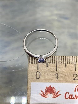 *Кольцо р.17,5 Танзанит арт. 01-10-0013/7(с)-590 вес 1,17 г - фото 220484 *Кольцо р.17,5 Танзанит арт. 01-10-0013/7(с)-590 вес 1,17 г - фото 220484