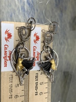 *Серьги Балерины Фианит арт. 12701с-375 вес 15,91 г - фото 220526 *Серьги Балерины Фианит арт. 12701с-375 вес 15,91 г - фото 220526