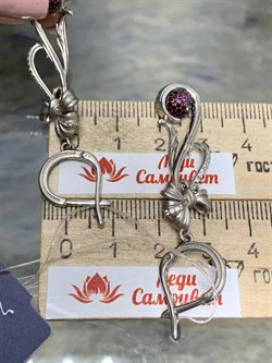 *Серьги Фианит арт. 12768с-515 вес 9,5 г - фото 220570 *Серьги Фианит арт. 12768с-515 вес 9,5 г - фото 220570