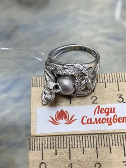 *Кольцо р.18 Фианит арт. 72204с-771 вес 7,27 г - фото 220581 *Кольцо р.18 Фианит арт. 72204с-771 вес 7,27 г - фото 220581
