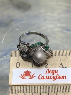 *Кольцо р.19 Фианит Лапа Ягуара арт. 72205с-492 вес 7,39 г - фото 220666 *Кольцо р.19 Фианит Лапа Ягуара арт. 72205с-492 вес 7,39 г - фото 220666