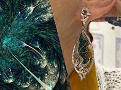 *Серьги Фианит Лутучие Мыши арт. 12693с-266 вес 15,57 г - фото 220682 *Серьги Фианит Лутучие Мыши арт. 12693с-266 вес 15,57 г - фото 220682