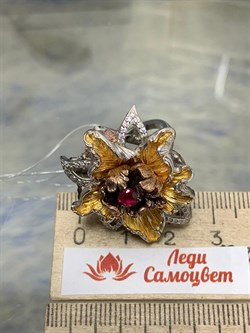 *Кольцо р.18 Фианит арт. 22782с-594 вес 17,08 г - фото 220709 *Кольцо р.18 Фианит арт. 22782с-594 вес 17,08 г - фото 220709