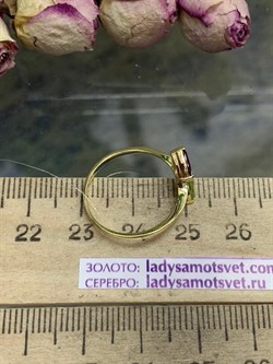 *Кольцо р.17,5 Микс Родолит Хризолит арт. 1095к-218 (вес 1,16 г) - фото 221052 *Кольцо р.17,5 Микс Родолит Хризолит арт. 1095к-218 (вес 1,16 г) - фото 221052