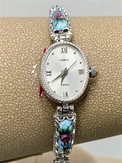 *Часы р.18,5 "Вероника" арт. 43607финифть-006, (вес 11,08 г) - фото 221336 *Часы р.18,5 "Вероника" арт. 43607финифть-006, (вес 11,08 г) - фото 221336