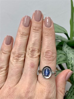 *Кольцо р.18,5 Кианит Бразилия арт MVR1570KT-922 Вес 3,02 г - фото 221728
