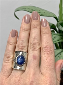 *Кольцо р.17 Кианит Бразилия арт 01R2730KT-420 Вес 12,24 г - фото 221748 *Кольцо р.17 Кианит Бразилия арт 01R2730KT-420 Вес 12,24 г - фото 221748