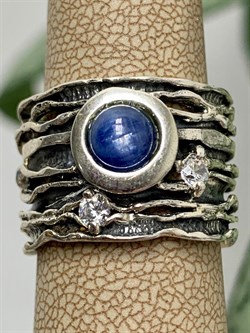 *Кольцо р.18 Кианит Бразилия арт MVR1458KT-527 Вес 8,88 г - фото 221792 *Кольцо р.18 Кианит Бразилия арт MVR1458KT-527 Вес 8,88 г - фото 221792