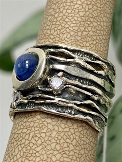 *Кольцо р.18 Кианит Бразилия арт MVR1458KT-527 Вес 8,88 г - фото 221793 *Кольцо р.18 Кианит Бразилия арт MVR1458KT-527 Вес 8,88 г - фото 221793