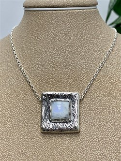 *Колье р.40 Адуляр Индия арт. 01N4010MS-783 (Вес 8,49 г.) - фото 221830 *Колье р.40 Адуляр Индия арт. 01N4010MS-783 (Вес 8,49 г.) - фото 221830