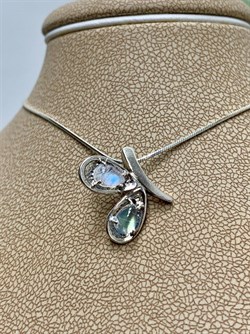 *Колье р.50 Адуляр Индия арт. MVN1627MS-988 (Вес 4,29 г.) - фото 221847 *Колье р.50 Адуляр Индия арт. MVN1627MS-988 (Вес 4,29 г.) - фото 221847