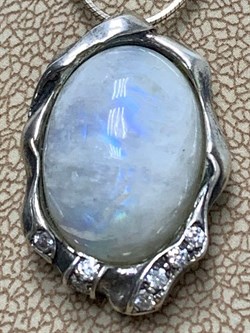 *Колье р.45 Адуляр Индия арт. MVN1078MS-284 (Вес 6,14 г.) - фото 221850 *Колье р.45 Адуляр Индия арт. MVN1078MS-284 (Вес 6,14 г.) - фото 221850
