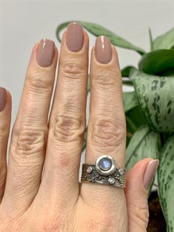 *Кольцо р.18,5 Адуляр Индия арт. MVR1520MS-767 (Вес 5,99 г.) - фото 221858 *Кольцо р.18,5 Адуляр Индия арт. MVR1520MS-767 (Вес 5,99 г.) - фото 221858