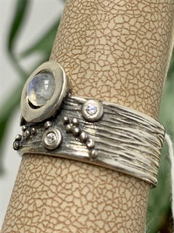 *Кольцо р.18,5 Адуляр Индия арт. MVR1520MS-767 (Вес 5,99 г.) - фото 221863 *Кольцо р.18,5 Адуляр Индия арт. MVR1520MS-767 (Вес 5,99 г.) - фото 221863