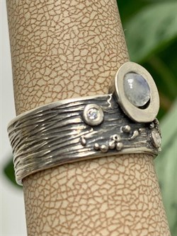 *Кольцо р.18,5 Адуляр Индия арт. MVR1520MS-767 (Вес 5,99 г.) - фото 221864 *Кольцо р.18,5 Адуляр Индия арт. MVR1520MS-767 (Вес 5,99 г.) - фото 221864