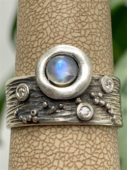 *Кольцо р.18,5 Адуляр Индия арт. MVR1520MS-767 (Вес 5,99 г.) - фото 221865 *Кольцо р.18,5 Адуляр Индия арт. MVR1520MS-767 (Вес 5,99 г.) - фото 221865