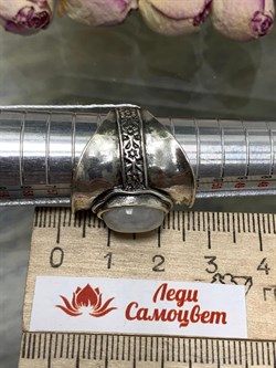 *Кольцо р.17 Адуляр Индия арт. 01R2730MS-815 (Вес 11,28 г.) - фото 221879 *Кольцо р.17 Адуляр Индия арт. 01R2730MS-815 (Вес 11,28 г.) - фото 221879