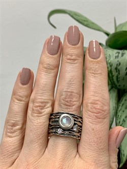 *Кольцо р.18 Адуляр Индия арт. MVR1458MS-384 Вес 9,26 г. - фото 221905 *Кольцо р.18 Адуляр Индия арт. MVR1458MS-384 Вес 9,26 г. - фото 221905