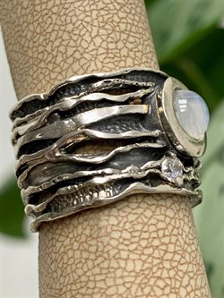 *Кольцо р.18 Адуляр Индия арт. MVR1458MS-384 Вес 9,26 г. - фото 221911 *Кольцо р.18 Адуляр Индия арт. MVR1458MS-384 Вес 9,26 г. - фото 221911