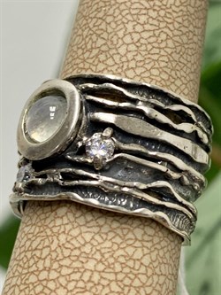 *Кольцо р.18,5 Адуляр Индия арт. MVR1458MS-469 Вес 9,59 г. - фото 221945 *Кольцо р.18,5 Адуляр Индия арт. MVR1458MS-469 Вес 9,59 г. - фото 221945