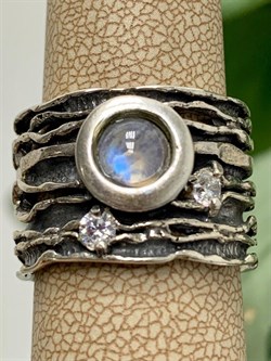 *Кольцо р.18,5 Адуляр Индия арт. MVR1458MS-469 Вес 9,59 г. - фото 221946 *Кольцо р.18,5 Адуляр Индия арт. MVR1458MS-469 Вес 9,59 г. - фото 221946