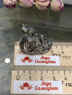 *Кольцо р.18 Адуляр Индия арт. 01R2783MS-411 Вес 9,2 г. - фото 221950 *Кольцо р.18 Адуляр Индия арт. 01R2783MS-411 Вес 9,2 г. - фото 221950